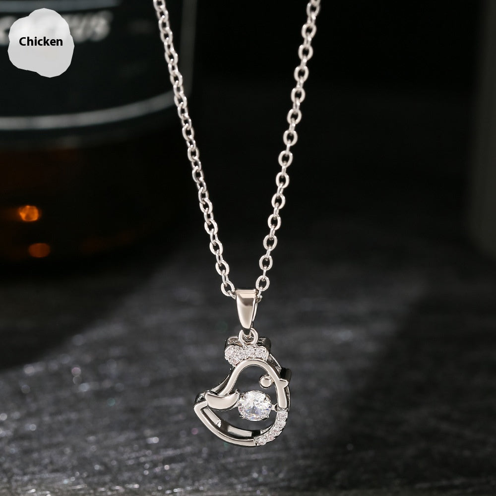 Ins Zodiac Smart Necklace Micro-inlaid