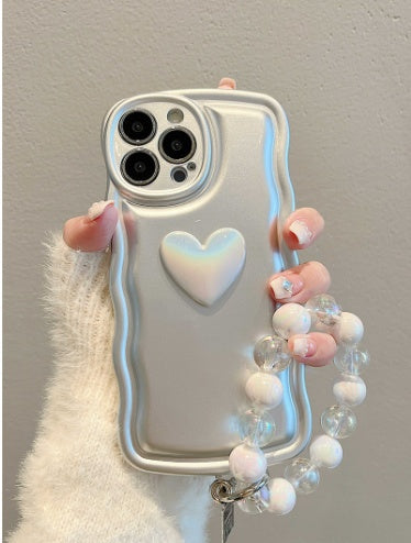 Fashion Electroplated Love Phone Case