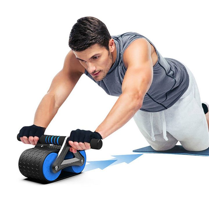 Exercice abdominal à double roue Femmes hommes rebond automatique rebond ab rouleau rouleau de taille gymnase sportive exercices à domicile