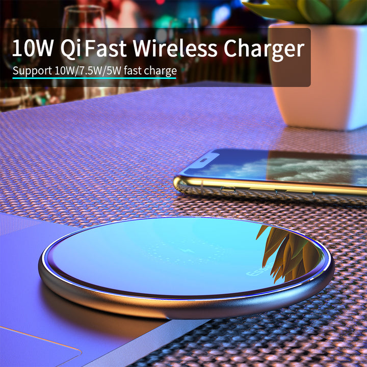 Încărcător wireless 15W 10W Qi pentru căști pentru telefon