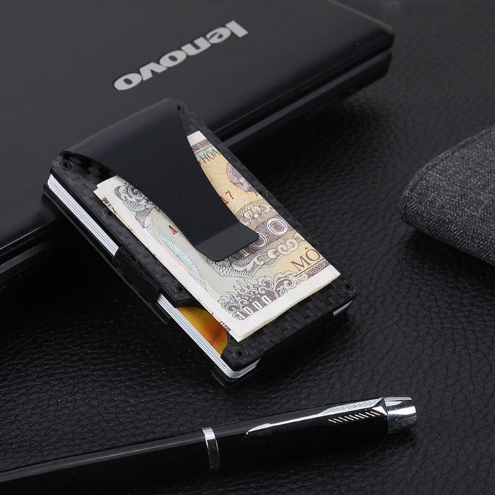 Carbon Fiber Card Package Men's Simplicity Wallet