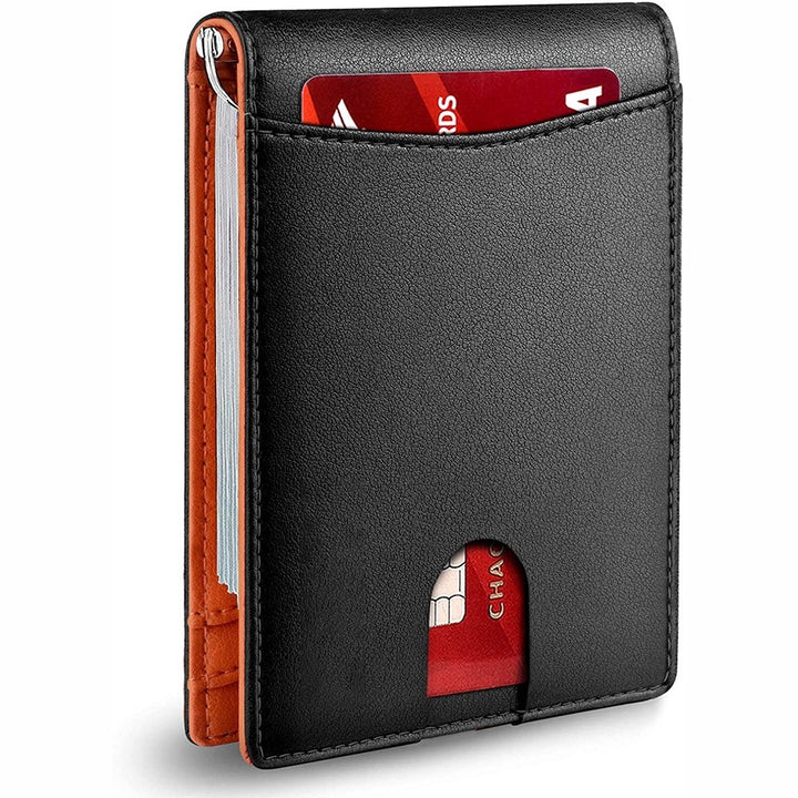 Leather Multifunctional Card Sleeve Microfiber Wear-resistant Rfid Anti-theft Swiping