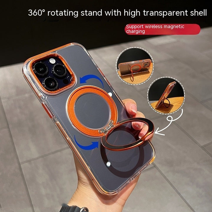 Magnetisk roterande konsol färgglad två-i-en ny telefonfodral