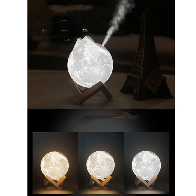 Humidificateur lunaire Night Light Chambre Aromatherapie Aromathérapie hydratante Dormitory Dormitory Moute Creative Gift