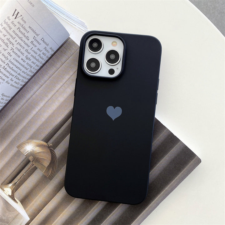 Enkel kjærlighet silikon telefonveske drop-proof beskyttelsesdeksel