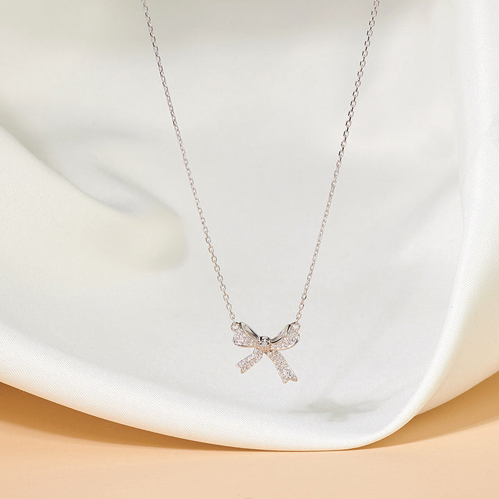 Women's Bow Necklace Graceful And Fashionable
