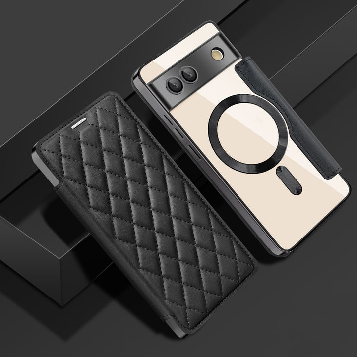 Klassieke stijl Business Magnetic Flip Leather Case Phone Case