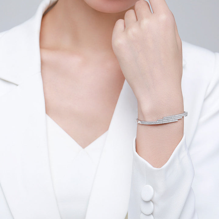 Linea di moda S925 Bracciale d'argento per le donne