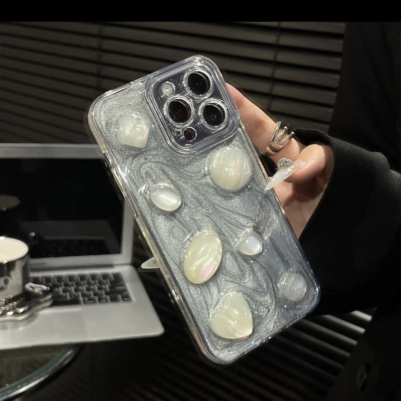 Advanced Cement Grey Mirror Phone Case
