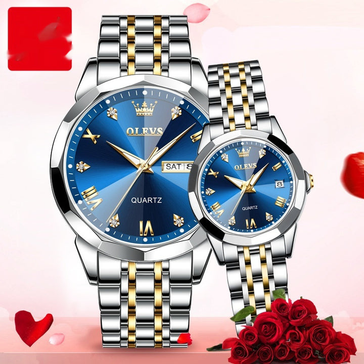 Quartz Regardez Couple cadeau de la Saint-Valentin regarder des hommes