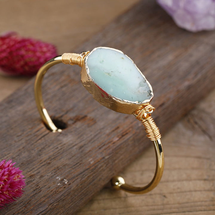 Bracelet à la main de la mode en jade naturel