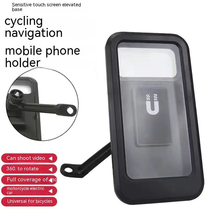 Soporte de teléfonos celulares de bicicleta Carga inalámbrica impermeable