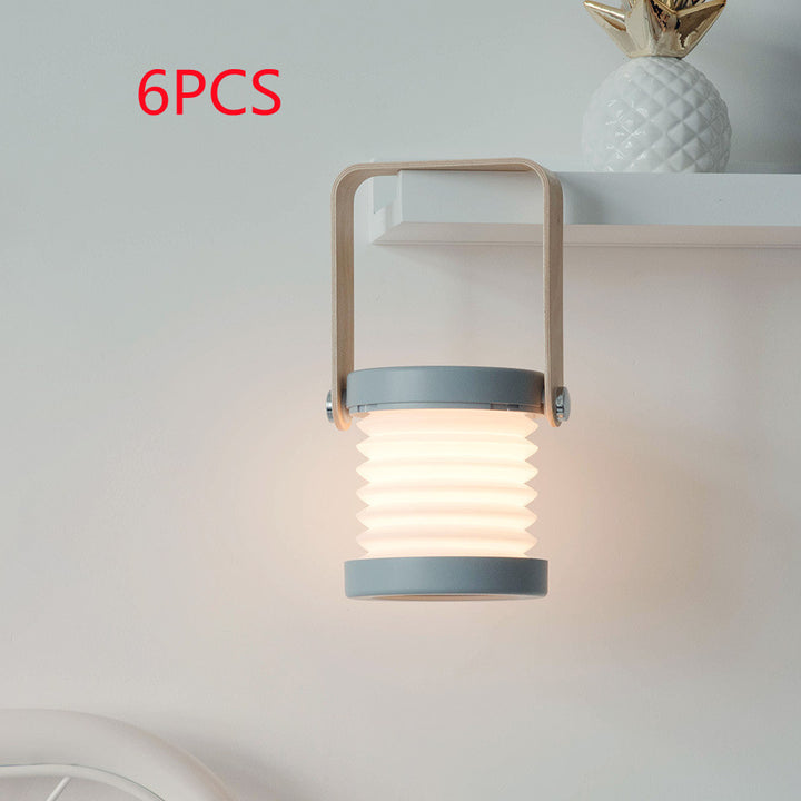 Faltbare Touch Dimmable Lesen LED Night Light Tragbare Laterne Lampe USB wiederaufladbar für Wohnkultur