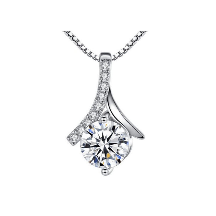 Platinum-plated O Word Ladies Necklace Jewelry Women Sweater