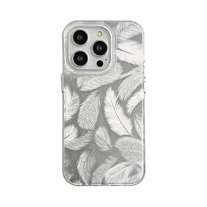 Feather Pattern Gradient Phone Case