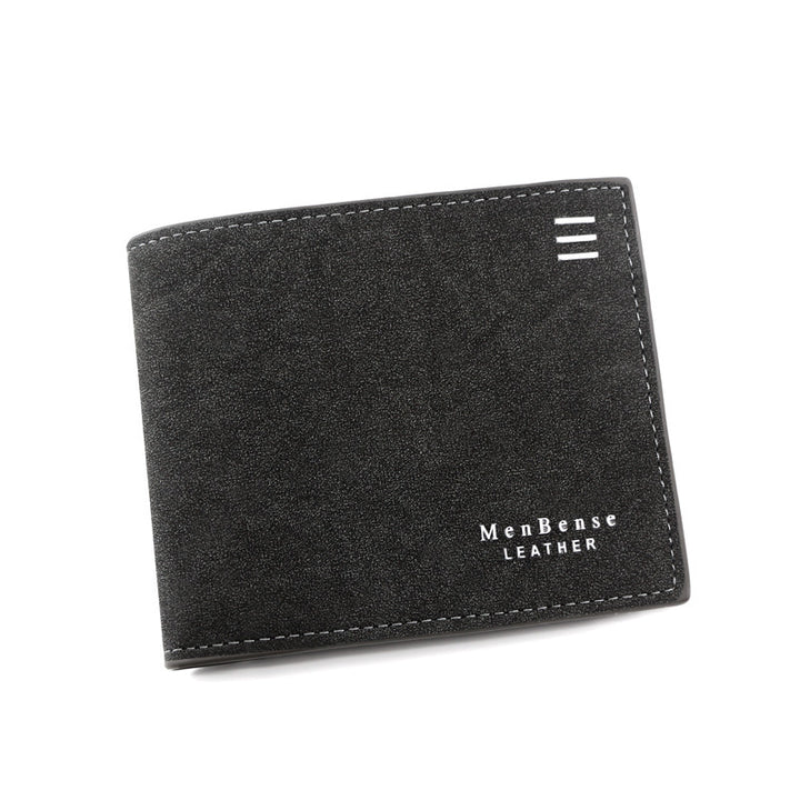 Nieuwe gepersonaliseerde heren korte portemonnee mode zijdescherm portemonnee heren matched koppeling portemonnee