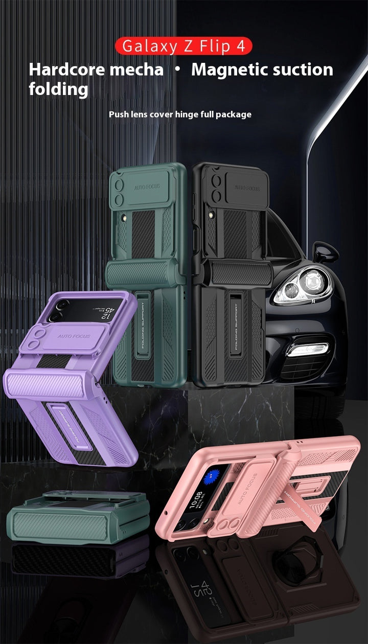 Caixa de telefone Todos embrulhados Creative Creative Dobrable Mech Business resistente à capa protetora resistente