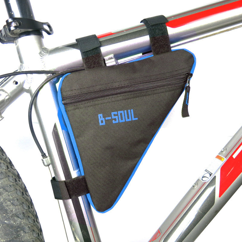 Bolsa de sillín Montar bicicleta de bicicleta de montaña Kit de herramientas de triángulo de bicicleta Tubo superior Accesorios para equipos de bicicleta