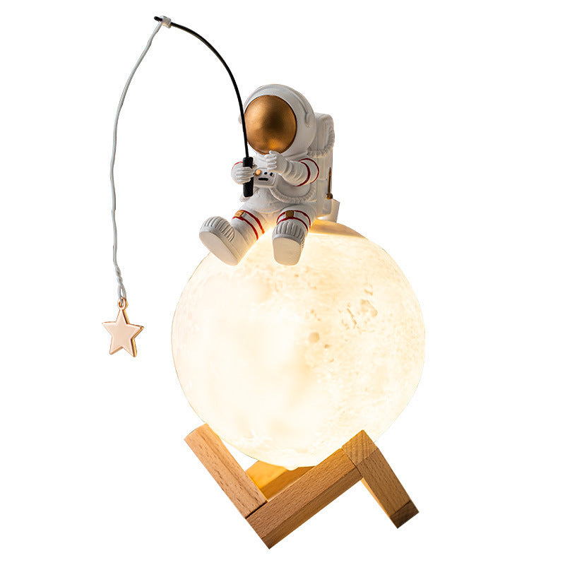 Astronaut Figuren Heimdekoration Harz Raum Mann Miniatur Nachtlicht Luftbefeuchter Kaltnebel Maschine Zubehör