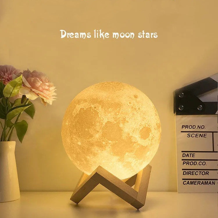 3d tipărire lampa de masă de noapte de lună cadou chinezesc