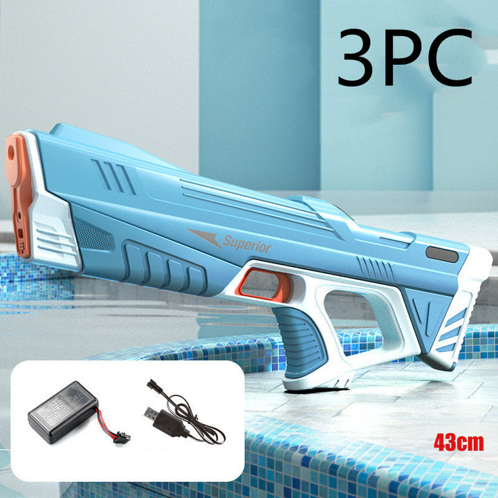 Sommar Full Automatic Electric Water Gun Toy Induction Water Absorbering High-Tech Burst Water Gun Beach Outdoor Water Fight Toys