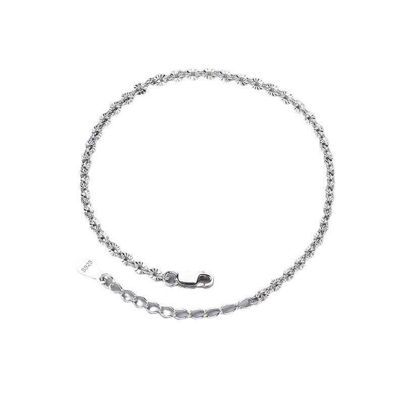 Bracciale di girasole in sterling Silver Carven Bracciale