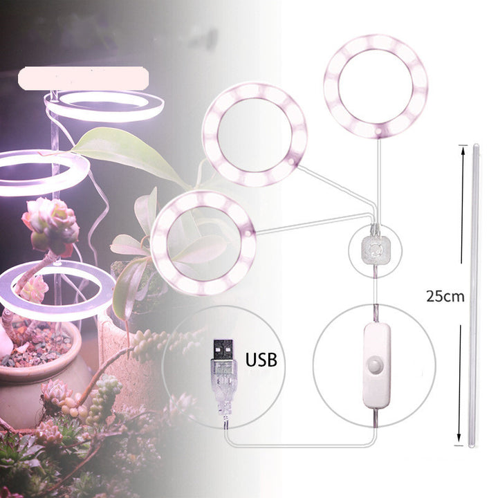 LED Grow Light Full Spectrum Phyto Grow Lamp USB Phyto Lamppu kasvien kasvuvalaistukseen sisäkasvien kohdalla