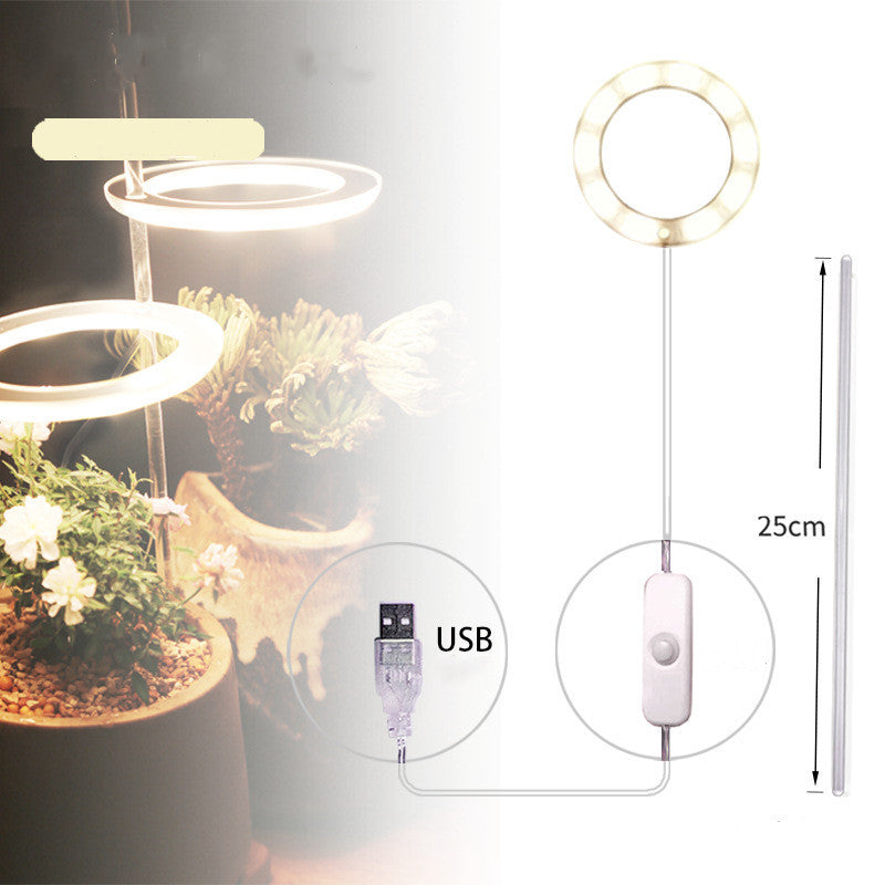 LECH LACE LECH Full Spectrum Phyto Grow Lámpara USB Phyto Lámpara para la iluminación de crecimiento de las plantas para plantas de interior