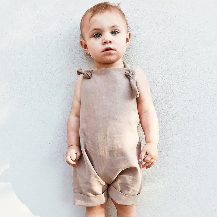 Children's Overalls Shorts Ins Boys and Girls Baby Jumpsuit Desse Trendy