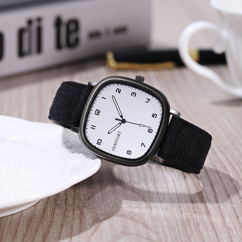 Casual digitaal examen Quartz Suede Belt Student Watch