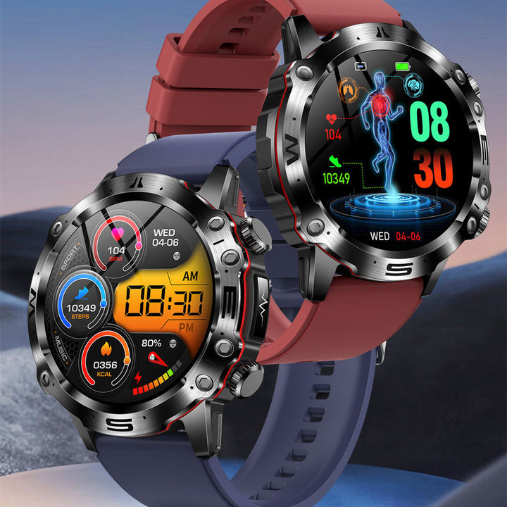 HD ECG Bluetooth Llame al reloj deportivo al aire libre