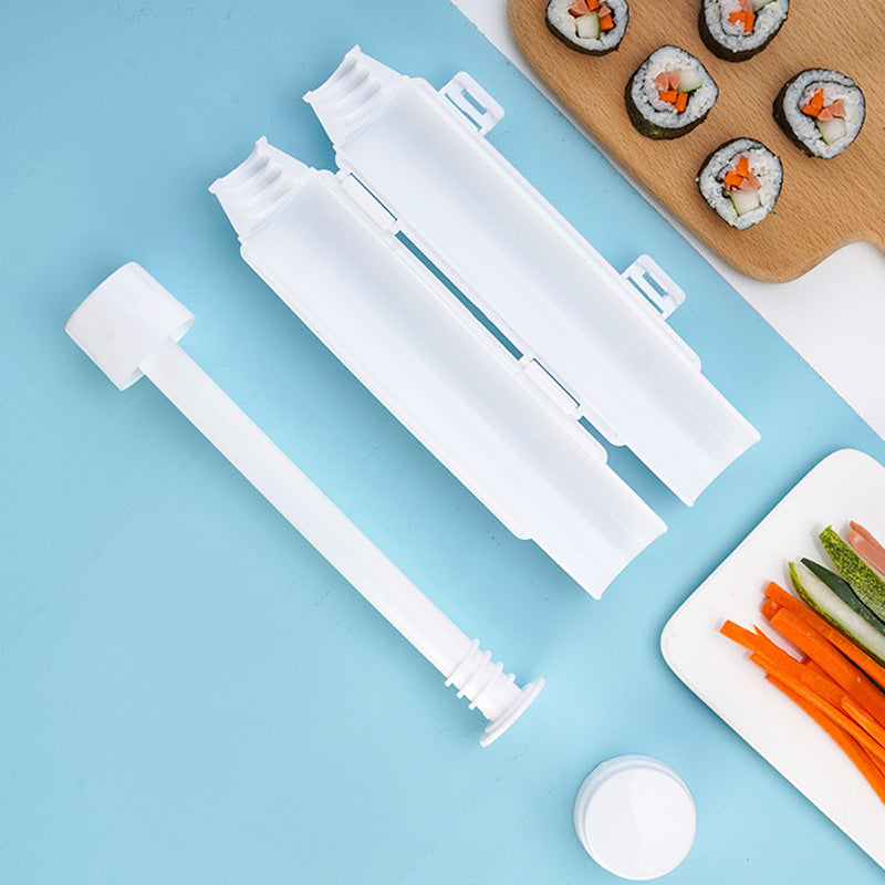 Keuken diy sushi make machine sushi gereedschap sushi maker snel sushi bazooka Japanse gerolde rijstvlees mal bento accessoires