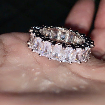 Mesdames Peach Heart Diamond Wedding Wedding Diamond Ring Gift
