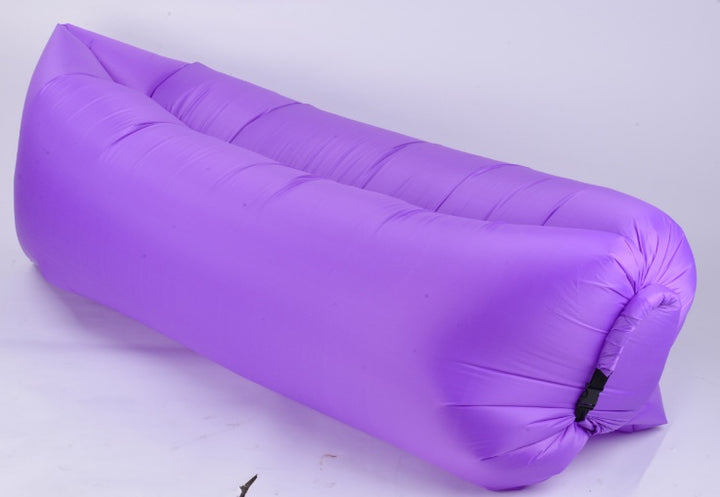 Utendørs luftsofa Rask oppblåsbar lekbag Hangout Lounger Beach Air Bed Folding Sovepose Lazy Sofa Lazy Air Sofa