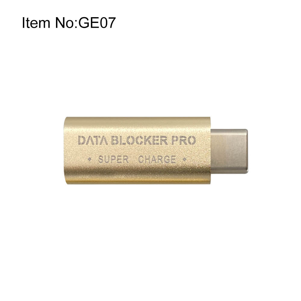 El material de aleación de aluminio USB-C antirrobo de aluminio admite datos de carga rápida y bloqueo