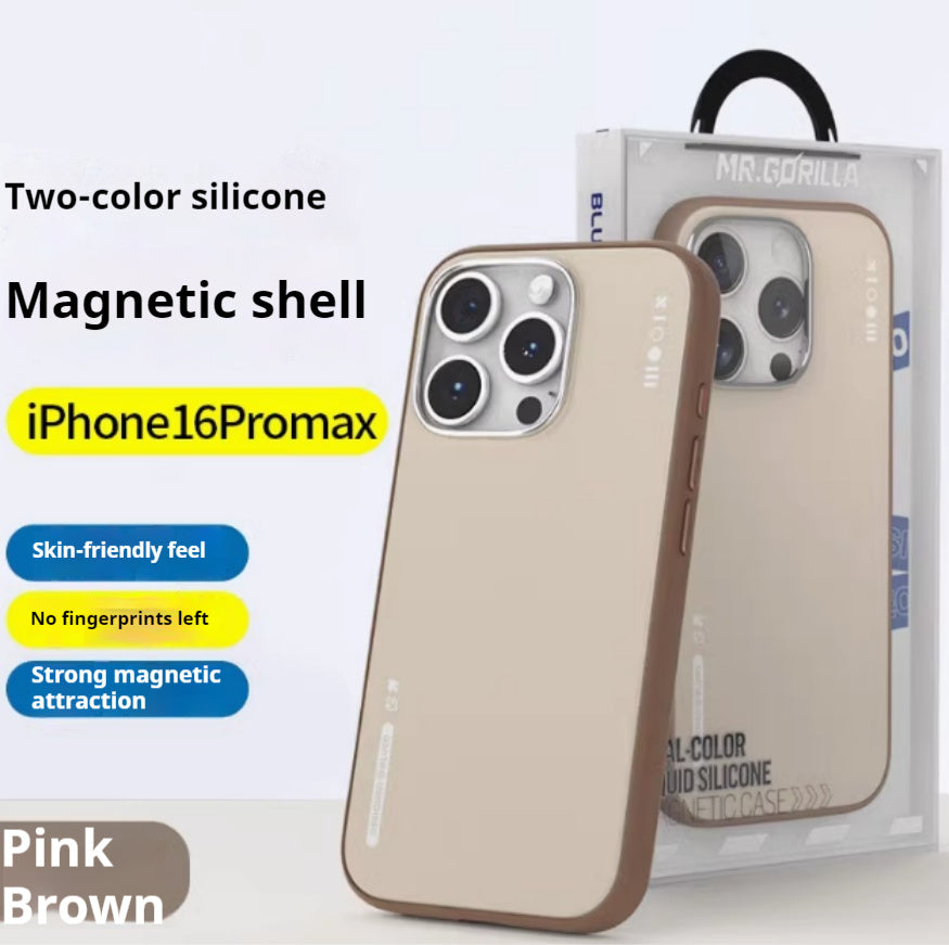 Carcasă de telefon cu silicon lichid magnetic anti -picături soft