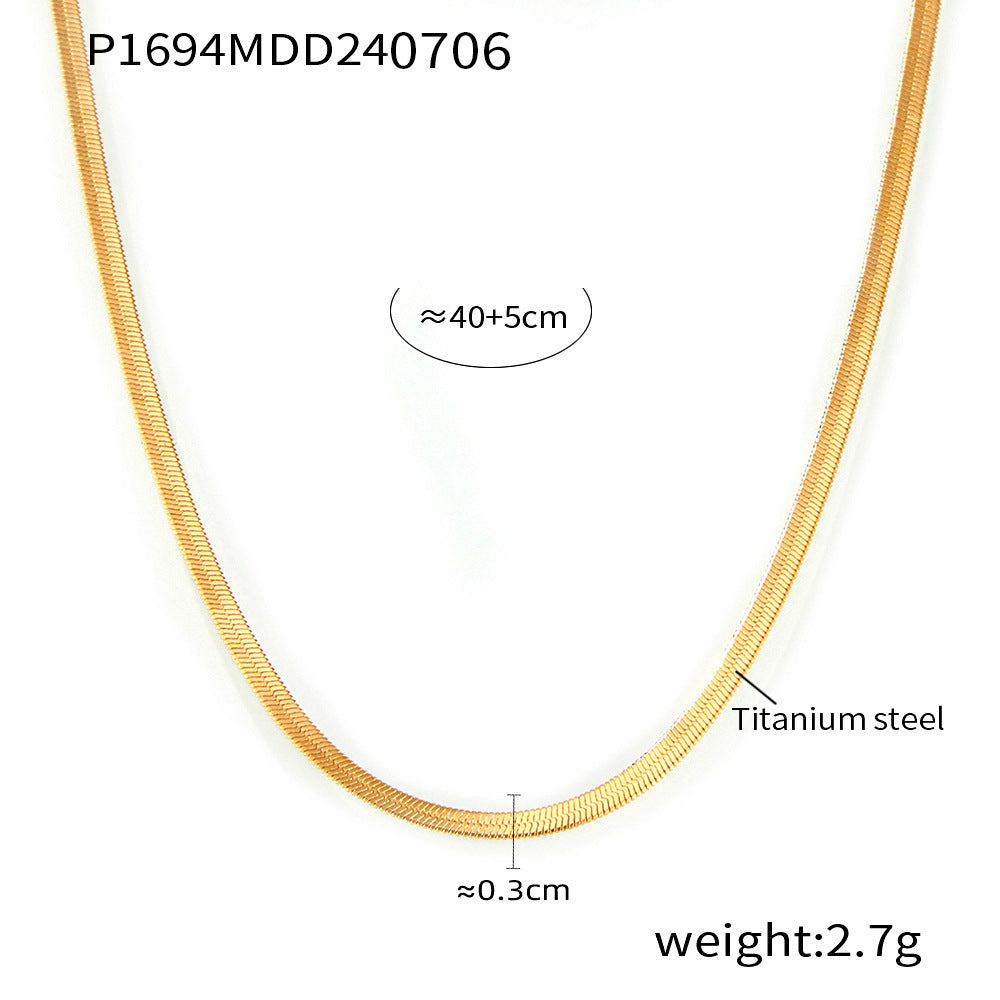 Französisch Kreuzlicht Oval Bunte Real Shell Anhänger Titanstahl Gold-plattierte Halskette