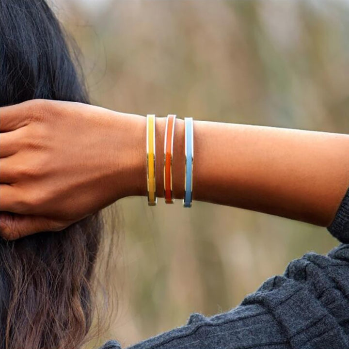 Pulsera de caída de aceite de aceite abierto de pareja que se combina con todo el juego