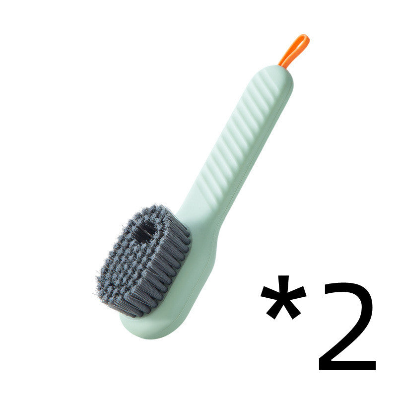 Cepillo de zapato de mando de mando de mando largo multifuncional cepillo automático líquido que agrega zapatería herramienta de limpieza de cepillos de ropa