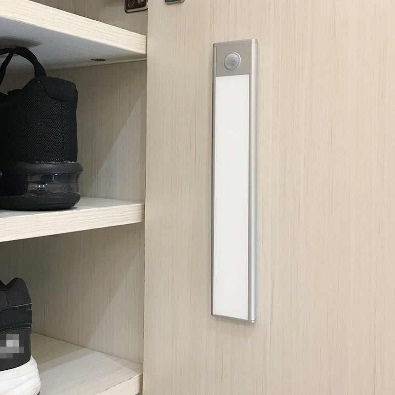 Bewegingssensor LED onder kastlicht USB Oplaadbare garderobe kast nachtlicht voor keuken binnen wandlampen