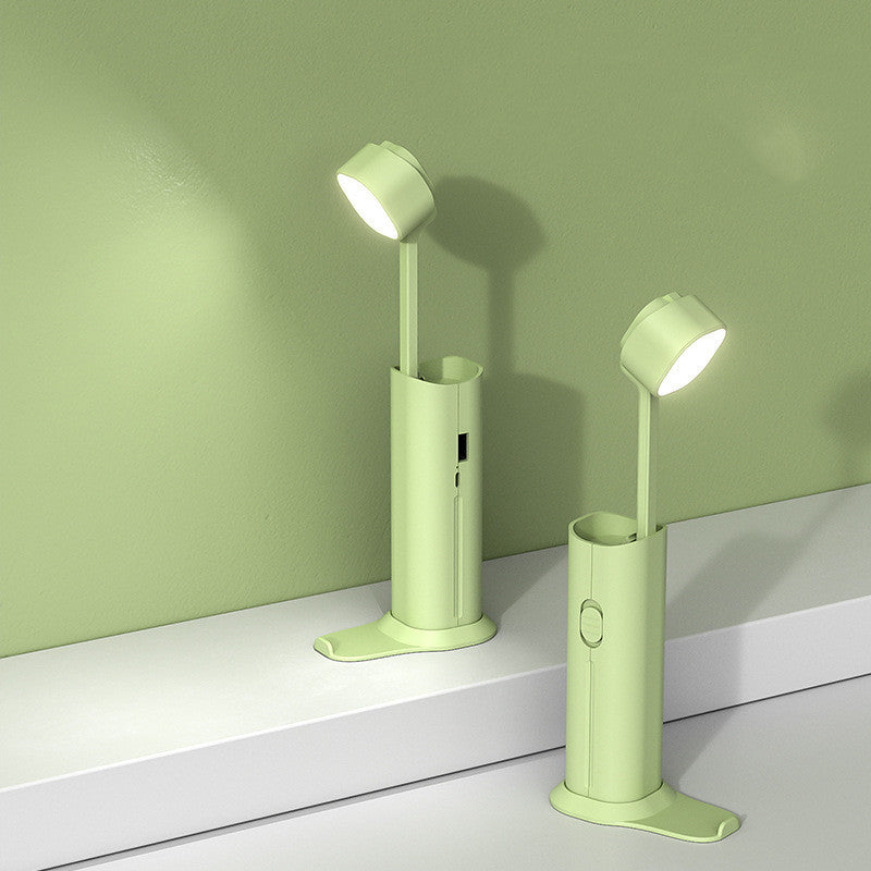 Çok fonksiyonlu masa lambası açık el feneri taşınabilir ev ve yatak odası için şarj edilebilir