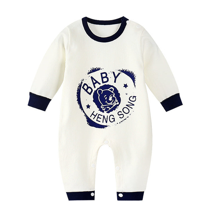 Romper uzun kollu pamuklu romper bebek kıyafetleri