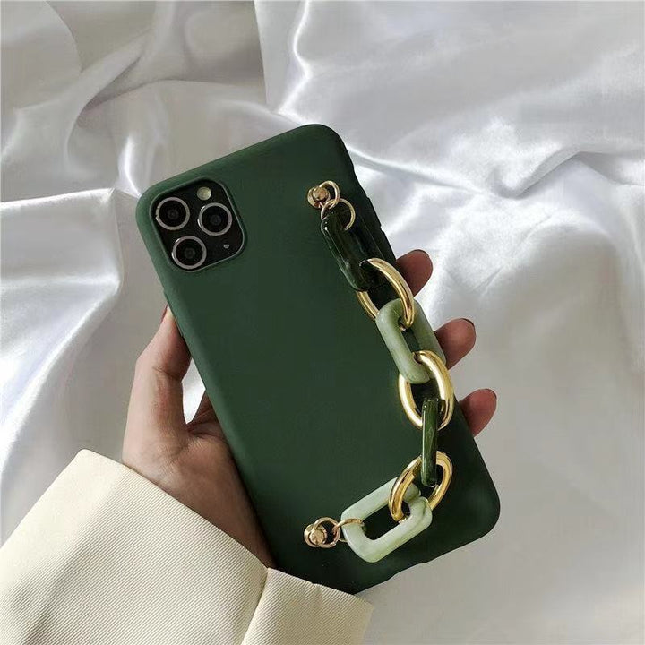 Convient à l'étui de téléphone mobile Bracelet Emerald Agate de style coréen