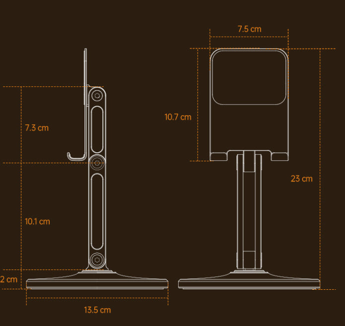 Base in legno Base in alluminio Desktop Altezza del desktop aumentando il tablet tablet per cellulare a rotazione pieghevole