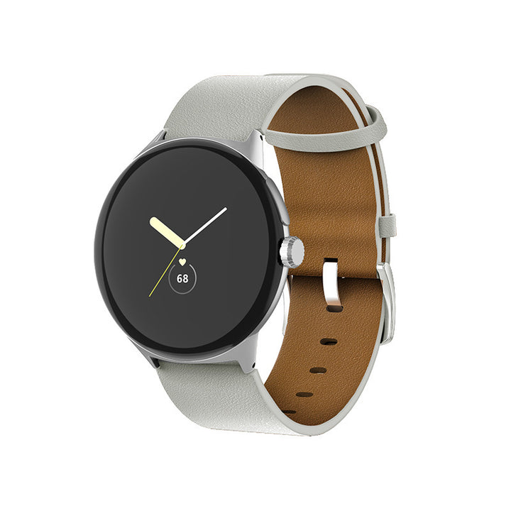 Straight Interface Leather Watch Strap