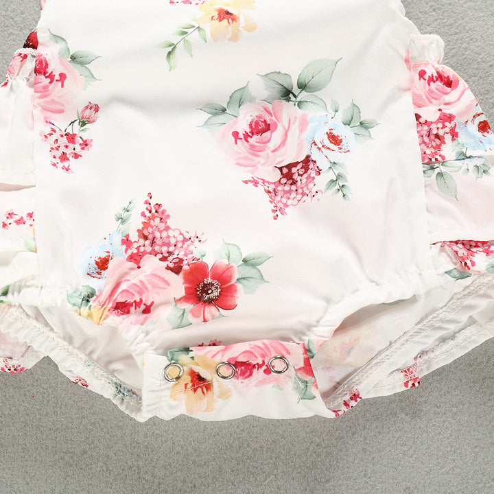 Vêtements bébé floral pour enfants d'été