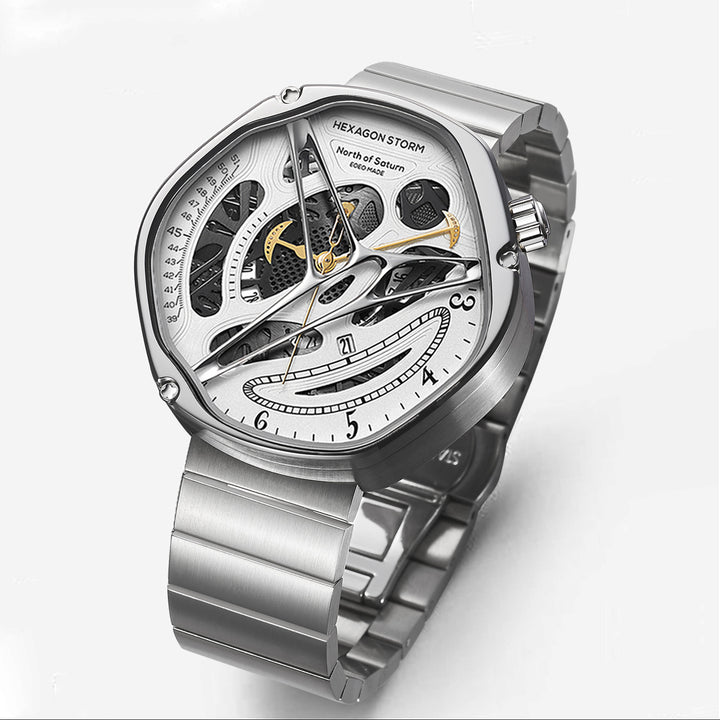 Heren uitgehold buitenaards high-end horloge