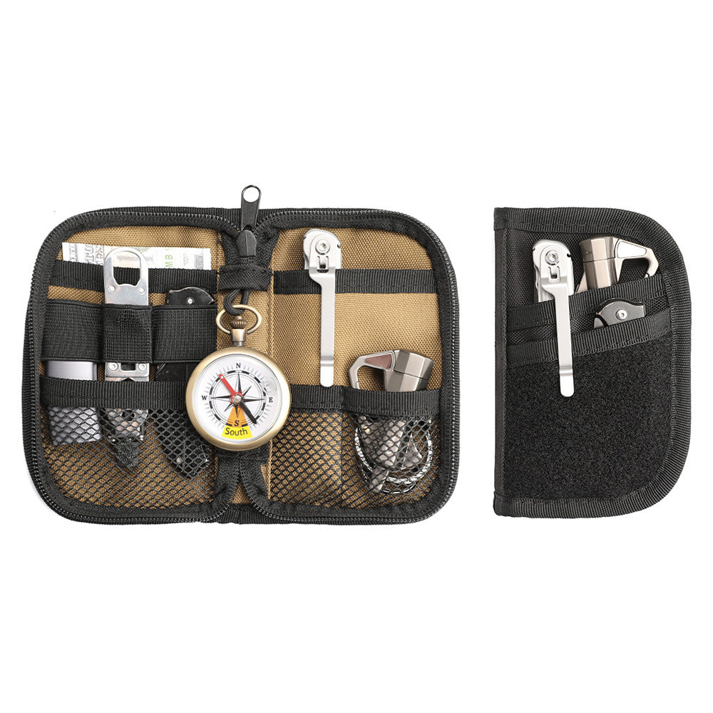 Portable multifunctionele EDC Tool Storage Bag Mini-Portable Daily Card Holder Wallet