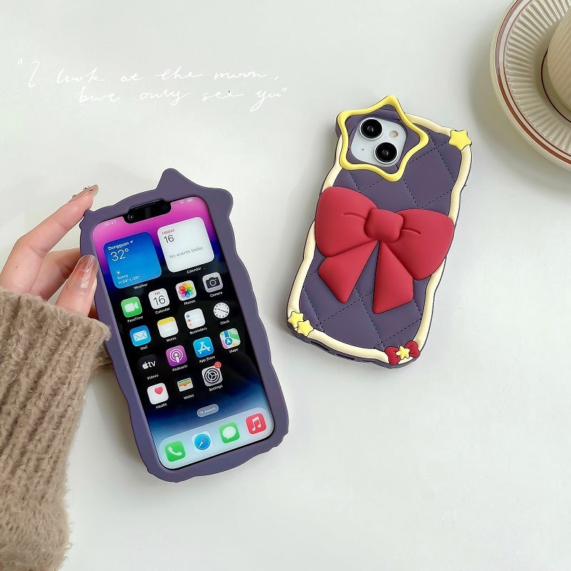 Five-pointed Star Lens Bow Phone Case