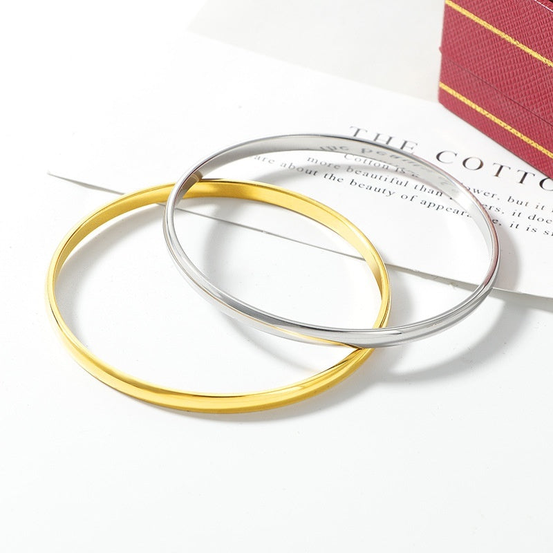 Simple lucido semplice braccialetto oro antico stile bracciale in stile antico
